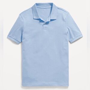 Old Navy School Uniform Pique Polo Shirt for Boys in Monet Blue